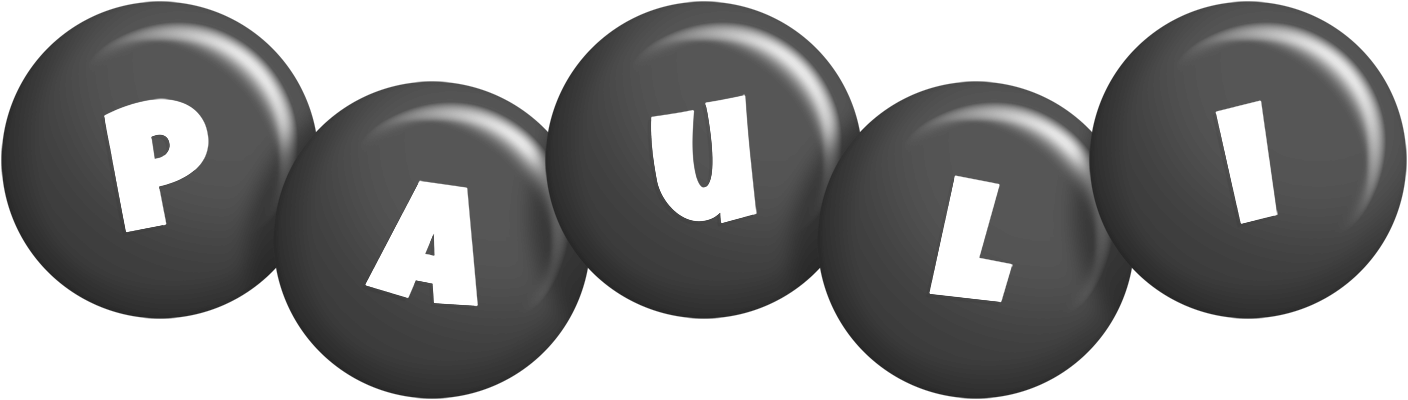 Pauli candy-black logo