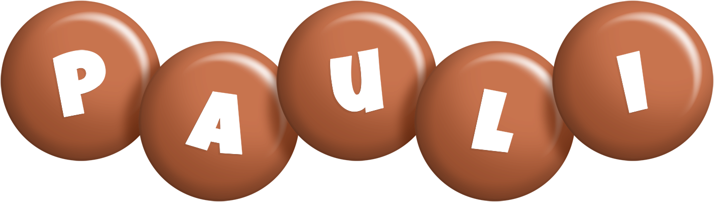 Pauli candy-brown logo