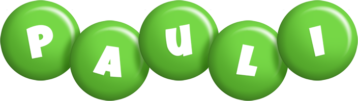 Pauli candy-green logo