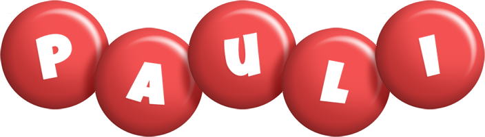Pauli candy-red logo