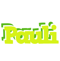 Pauli citrus logo