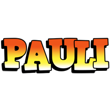 Pauli sunset logo