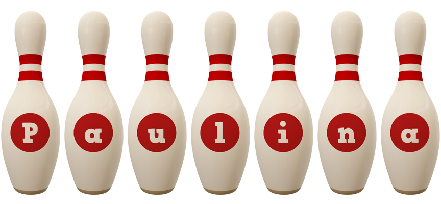 Paulina bowling-pin logo