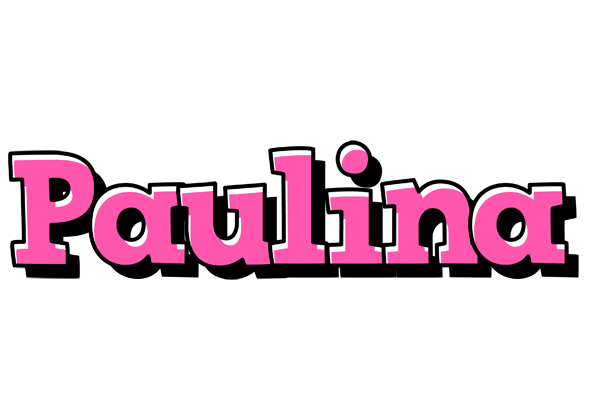 Paulina girlish logo