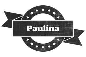 Paulina grunge logo