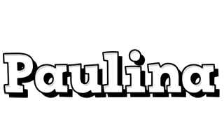 Paulina snowing logo