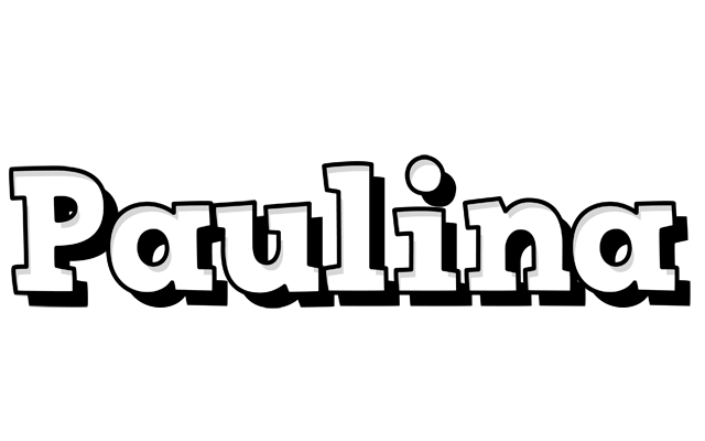 Paulina snowing logo