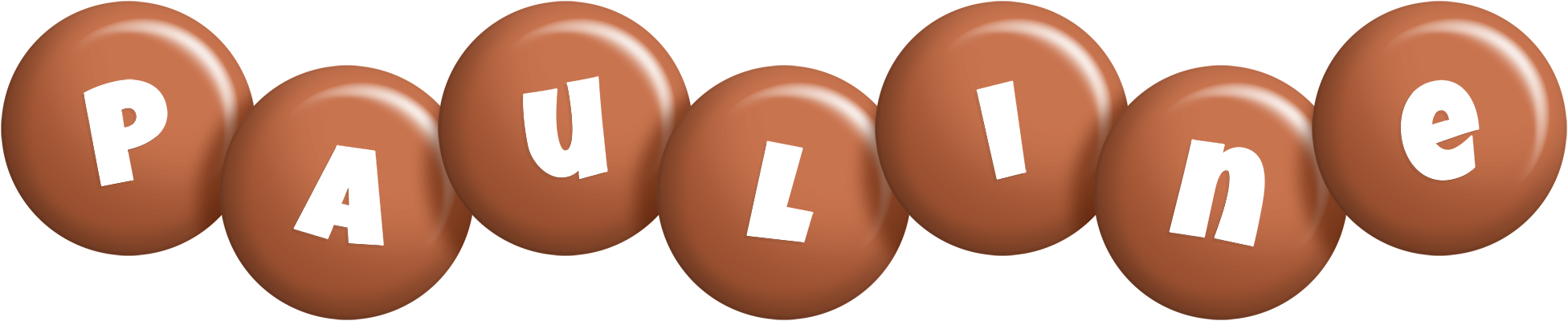 Pauline candy-brown logo