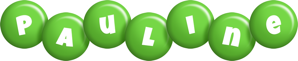 Pauline candy-green logo