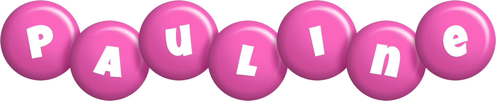 Pauline candy-pink logo