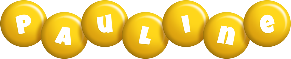 Pauline candy-yellow logo