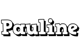 Pauline snowing logo
