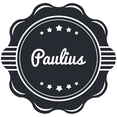 Paulius badge logo