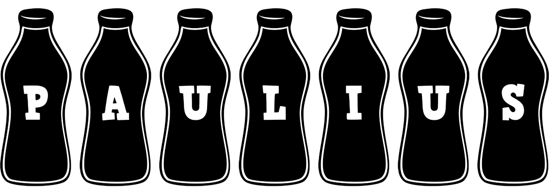 Paulius bottle logo