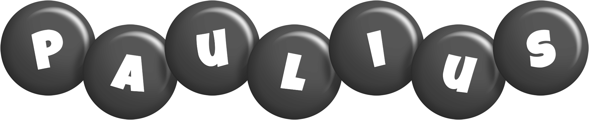 Paulius candy-black logo