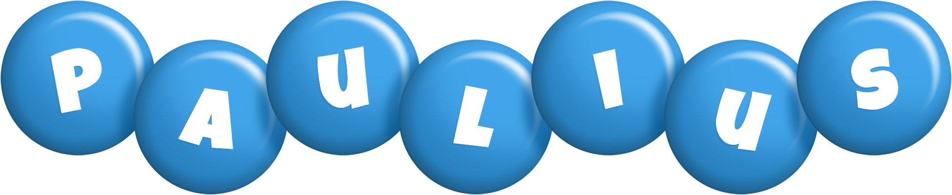 Paulius candy-blue logo