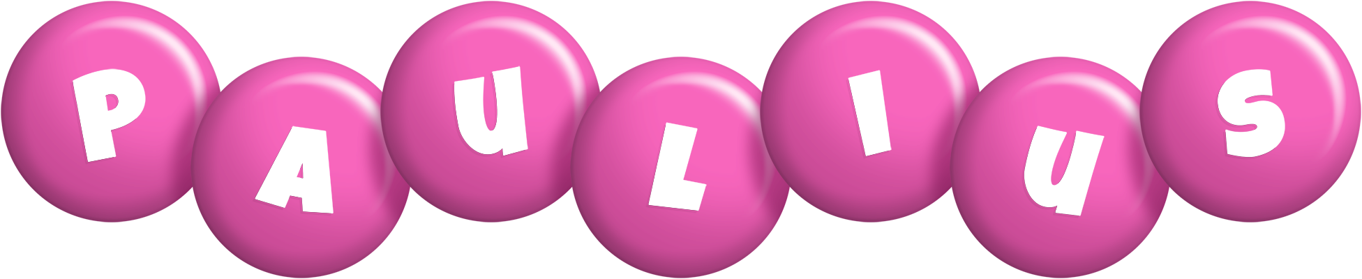 Paulius candy-pink logo