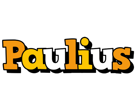 Paulius cartoon logo