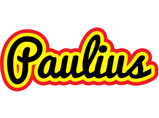 Paulius flaming logo