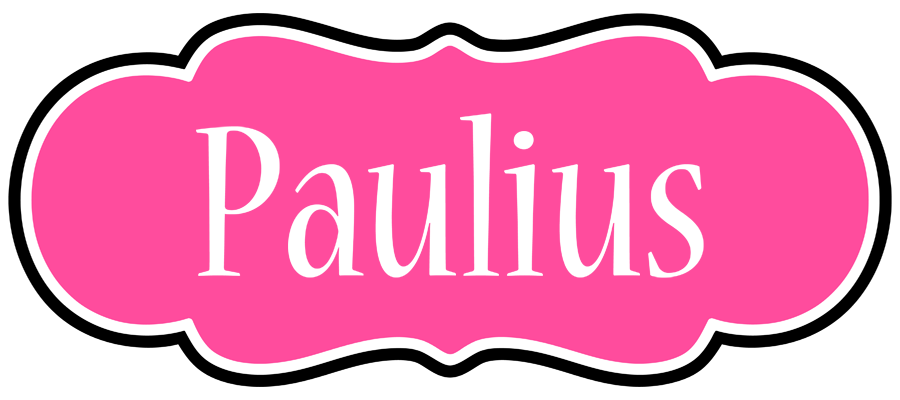 Paulius invitation logo