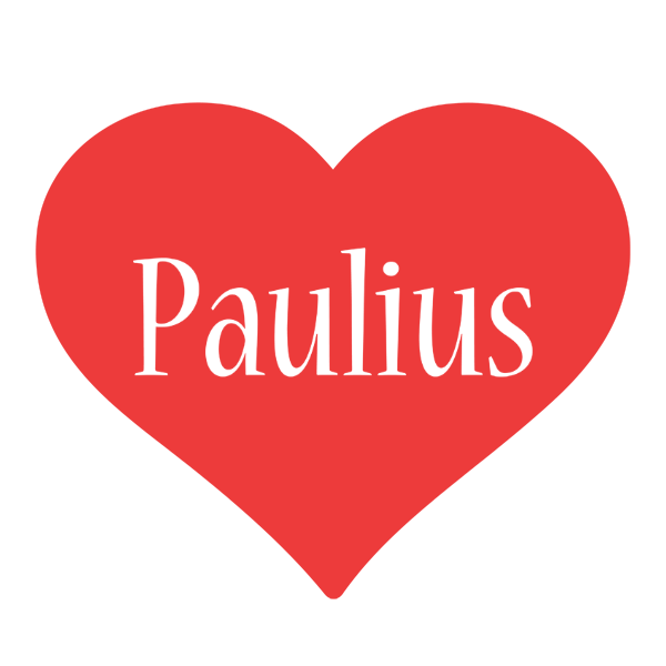Paulius love logo