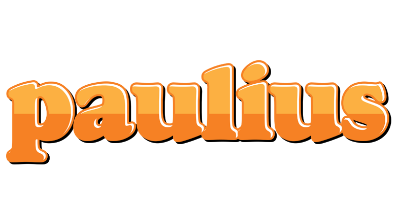 Paulius orange logo