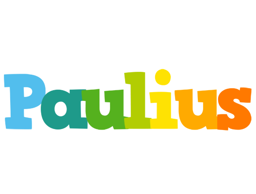 Paulius rainbows logo