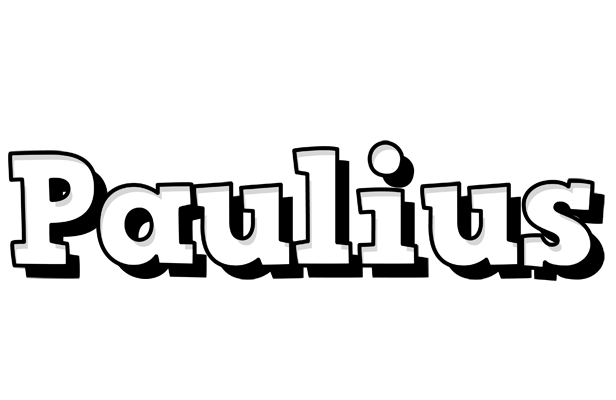 Paulius snowing logo