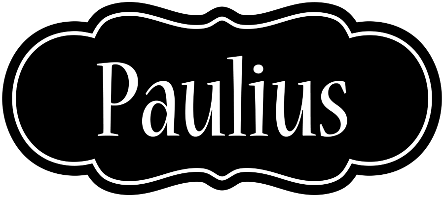 Paulius welcome logo