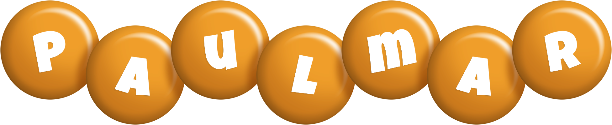 Paulmar candy-orange logo