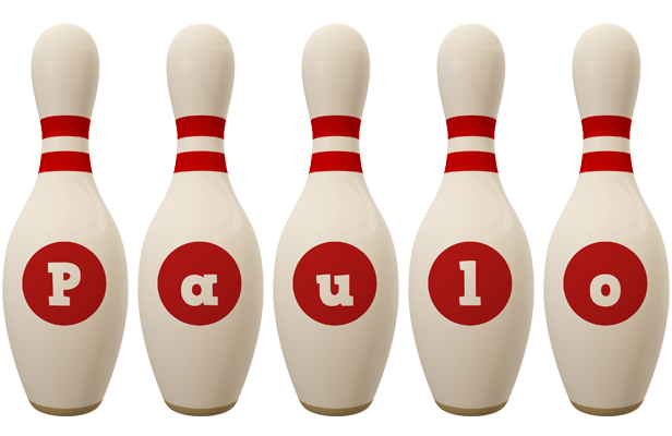 Paulo bowling-pin logo