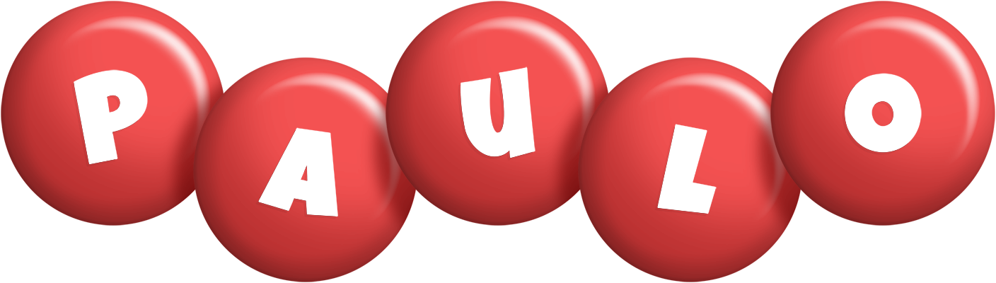 Paulo candy-red logo