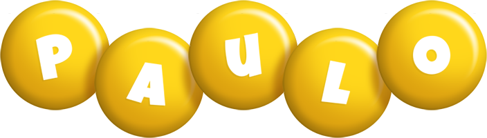 Paulo candy-yellow logo