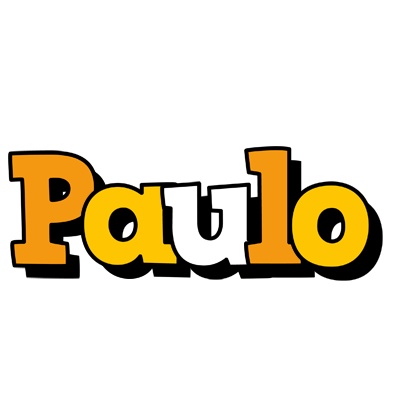 Paulo cartoon logo
