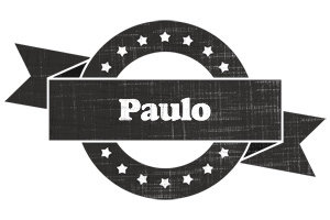 Paulo grunge logo
