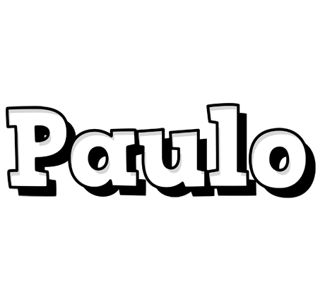 Paulo snowing logo