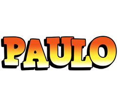 Paulo sunset logo