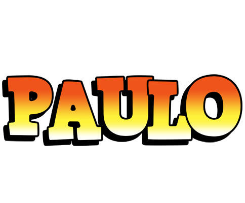 Paulo sunset logo