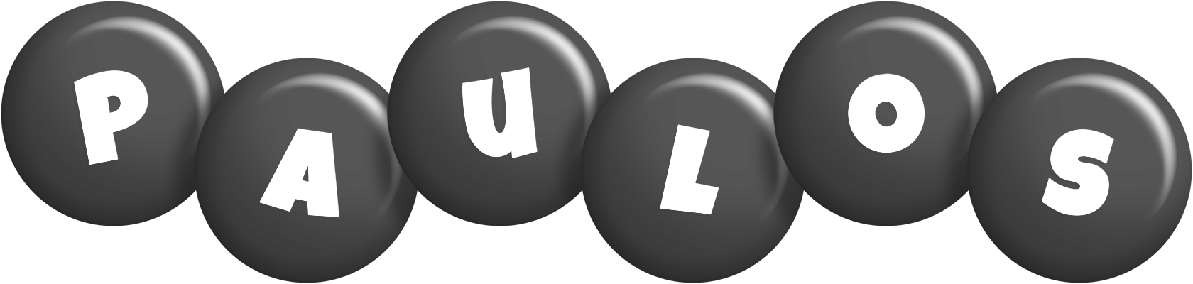 Paulos candy-black logo