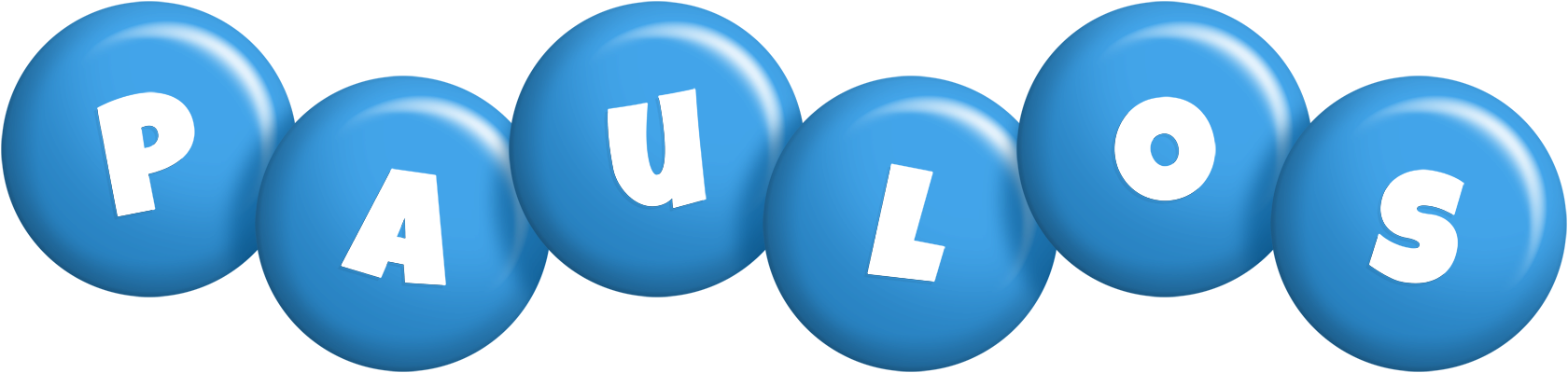 Paulos candy-blue logo