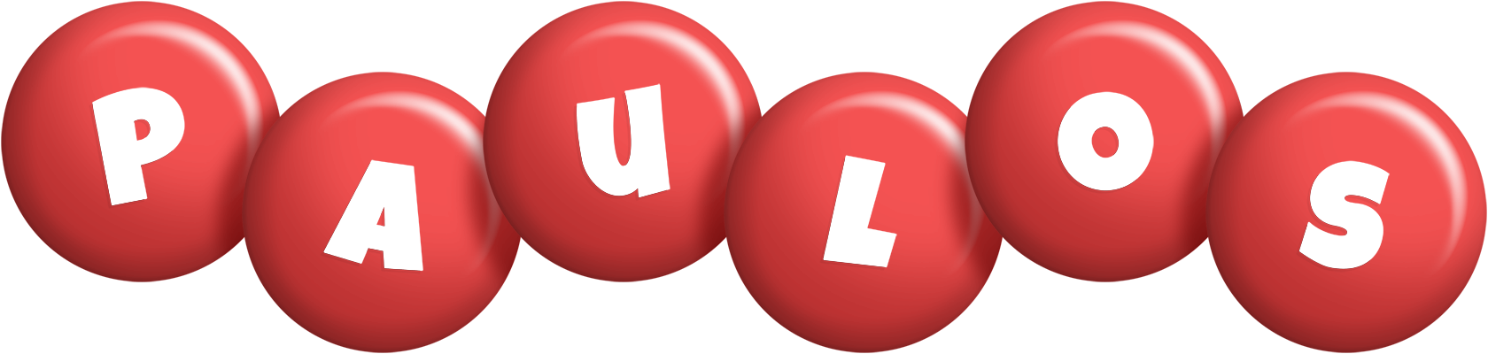 Paulos candy-red logo