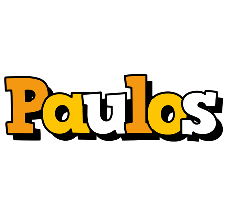 Paulos cartoon logo