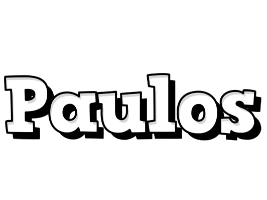 Paulos snowing logo