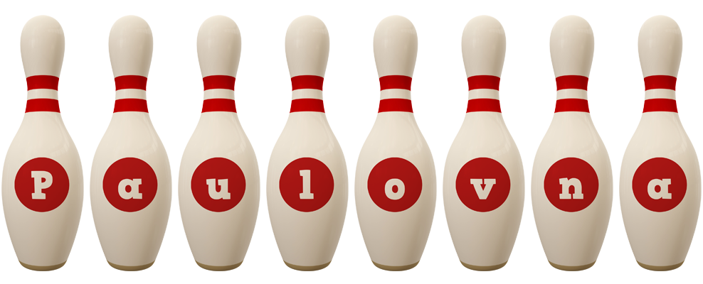 Paulovna bowling-pin logo