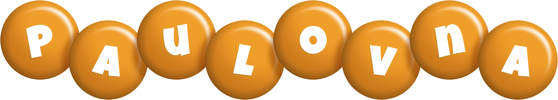 Paulovna candy-orange logo