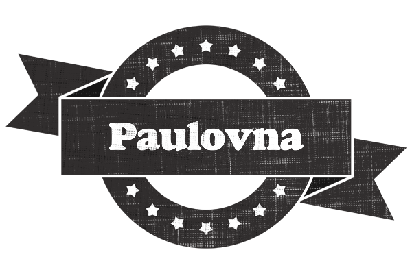Paulovna grunge logo