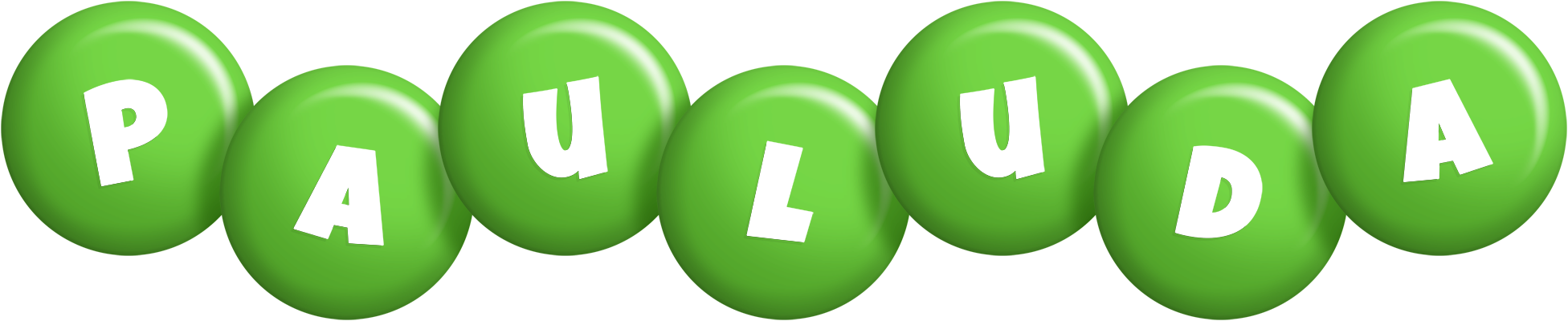 Pauluda candy-green logo