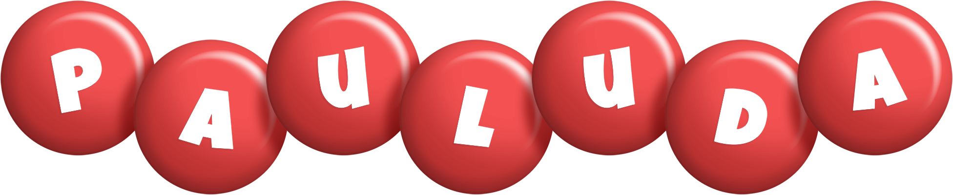 Pauluda candy-red logo