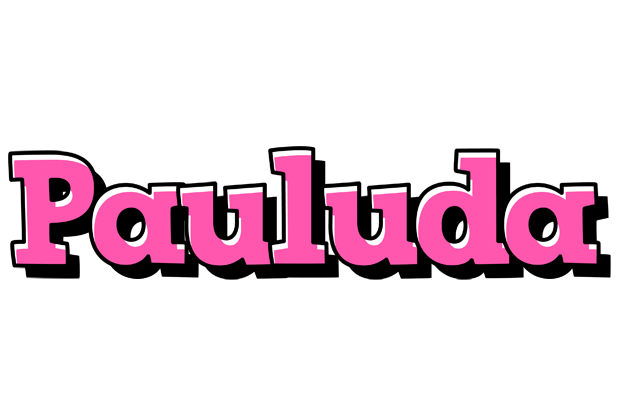 Pauluda girlish logo