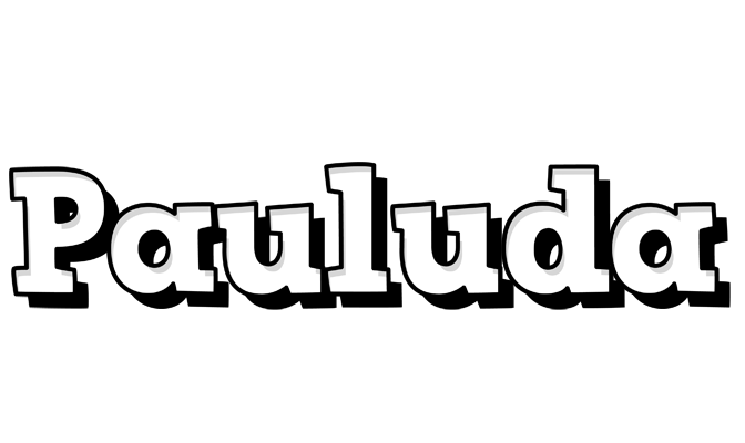 Pauluda snowing logo